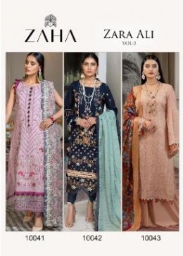 ZAHA 10042 ZARA ALI VOL 2 PAKISTANI SALWAR KAMEEZ WHOLESALE IN SURAT