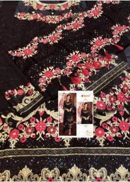 FEPIC ROSEMEEN FANTASY 55001 D BLACK DRESS PAKISTANI SUITS 
