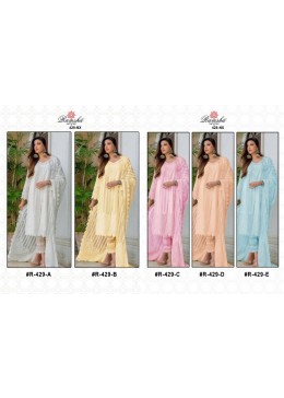 RAMSHA R 429 B PAKISTANI DESIGNER SUITS WHOLESALER SURAT