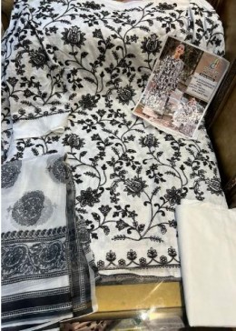 HAZRA DESIGNER HD 28 B WHITE EDITION HIT DESIGN PAKISTANI SUITS