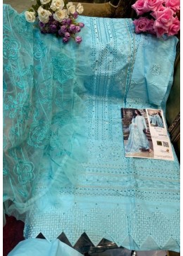 SANIYA TRENDZ ROUCHE CHIKANKARI EDITION 32003 B PAKISTANI SUITS