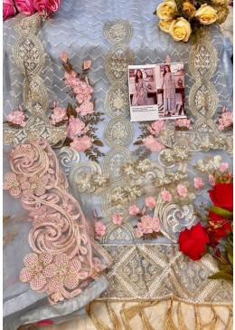 ZARAQASH ANGELICA Z 2055 B GREY PAKISTANI SALWAR KAMEEZ WITH PRICE