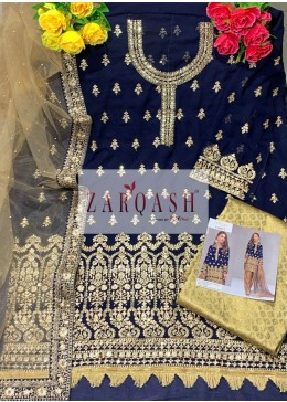 ZARAQASH MARIYA B ROYAL SOIREE Z 2092 B LATEST PAKISTANI SALWAR KAMEEZ SINGLE
