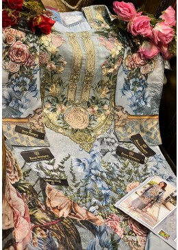 ZIAAZ DESIGNS 7773 BLISS VOL 4 SKYBLUE PAKISTANI DRESSES