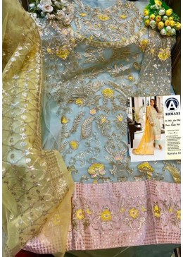 ARMANI RAMSHA 10 PAKISTANI DESIGNER SUITS BY SURAT