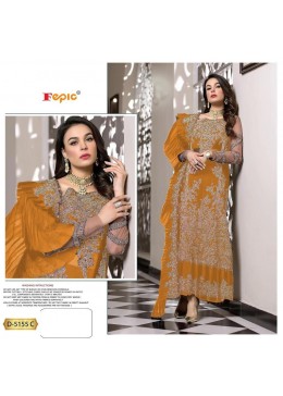 FEPIC ROSEMEEN D 5155 C YELLOW PAKISTANI SUITS MANUFACTURER