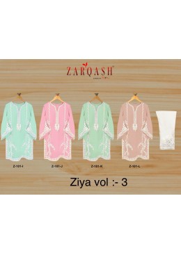 ZARAQASH ZIYA VOL 3 Z101 I PAKISTANI KURTIS SHOPPING 