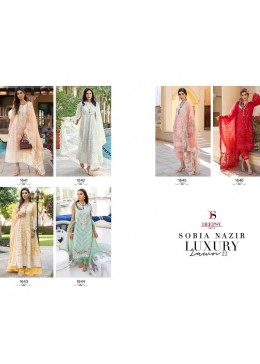 DEEPSY SUITS 1641 TO 1646 SOBIA NAZIR LUXURY LAWN 22 PAKISTANI SUITS SINGLE