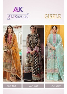 AL KHUSHBU GISELE ALK 2026 PAKISTANI SUITS SINGLE DEALER