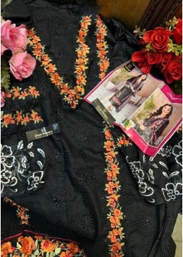 ZIAAZ DESIGNS 7773 SHAHNAZ VOL 7 BLACK PAKISTANI SALWAR SUITS