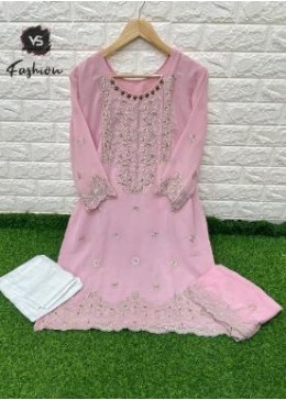 VS FASHION PINK LATEST PAKISTANI KURTIS ONLINE SHOPPING