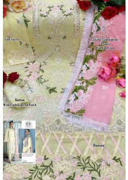 MUSHQ BY SHRADDHA M 111 B YELLOW PAKISTANI SUITS WHOLESALER