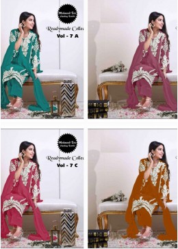 MEHMOOD TEX READYMADE COLLECTION VOL 7 KURTIS ONLINE SHOPPING