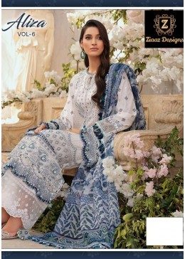 ZIAAZ DESIGNS 7773 ALIZA VOL 6 SEMI STITCHED PAKISTANI DRESSES