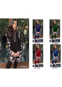 AARSH AA 020 B GREEN WHOLESALER PAKISTANI KURTIS