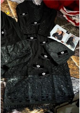 MULBERRIES BLACK HIT COLOURS PAKISTANI SALWAR SUITS 
