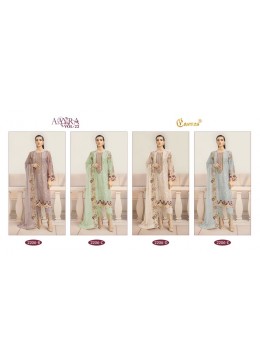 COSMOS 2206 B AAYRA VOL 22 GEORGETTE PAKISTANI SUITS  