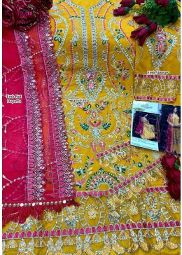 RAMSHA R 455 SINGLE PIECE PAKISTANI SUITS