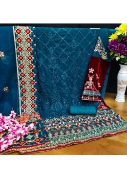KALEESHA FASHION KF 129 B PAKISTANI SUITS BY SHOP