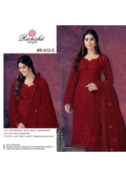 RAMSHA R 512 C PAKISTANI SUIT WITH PRICE ONLINE SHOPPING