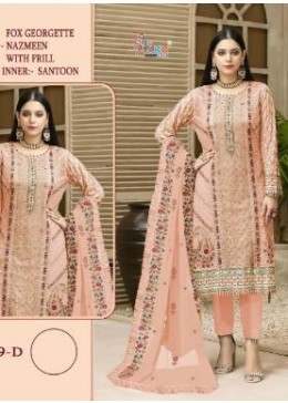 SHREE FABS S 549 D PAKISTANI SUIT SINGLE PIECE
