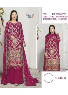 SHREE FABS S 546 C LATEST PAKISTANI SUIT WHOLESALER