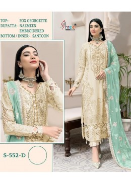 SHREE FABS S 552 D PAKISTANI DRESS WHOLESALER IN SURAT