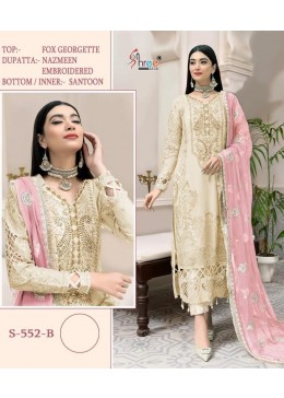 SHREE FABS S 552 B PAKISTANI DRESS WHOLESALER