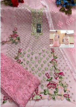 HOOR TEX 24011 B PINK BEST PAKISTANI SUITS SURAT