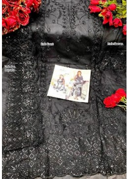 RAMSHA R 462 BLACK PAKISTANI SUITS SINGLE PIECE