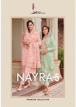 EBA LIFESTYLE 1476 GREEN NAYRA 5 SALWAR SUITS WITHE PRICE 