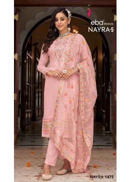EBA LIFESTYLE 1475 NAYRA 5 SALWAR SUITS WITHE PRICE