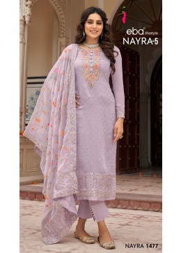 EBA LIFESTYLE 1477 NAYRA 5 SALWAR SUITS WITH PRICE SURAT
