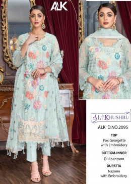 AL KHUSHBU ALK 2095 PAKISTANI DRESS SINGLE PIECE