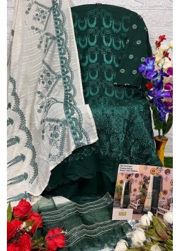 HOOR TEX H 81 GREEN PAKISTANI DRESS BY ONLINE