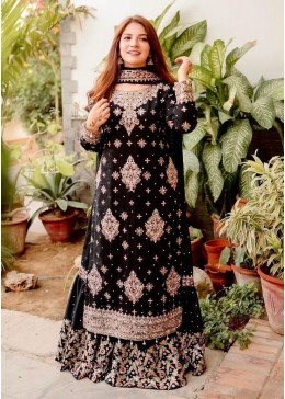 LC 1242 SHARARA SUITS BLACK