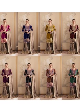 KD 1486 READYMADE SHARARA HIT COLLECTION