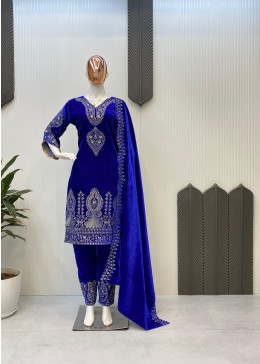 LG 1891 VELVET READYMADE PAKISTANI SUITS ONLINE SELLER