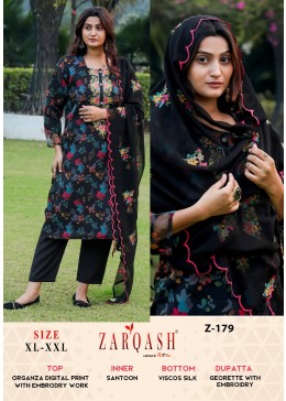 ZARQASH Z 179 LATEST READYMADE PAKISTANI SUITS