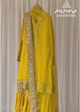 ANAMSA 594 PAKISTANI SALWAR SUITS NEW COLLECTION