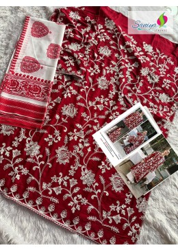 SANIYA TRENDZ 7117 B DEALER PAKISTANI SUITS RIYON COTTON