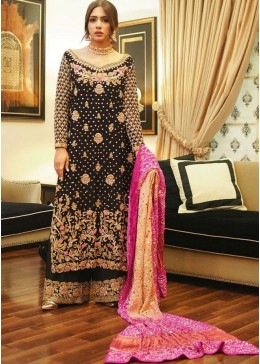 HK 1678 VELVET LATEST READYMADE PAKISTANI SUITS
