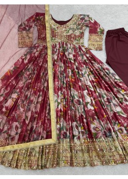JD 580 READYMADE GOWN MANUFACTURER IN SURAT