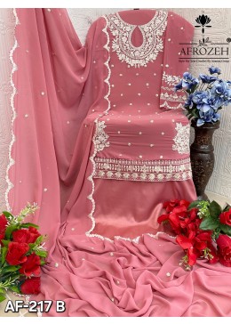AFROZEH AF 217 B DEALER LATEST PAKISTANI SUITS