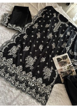 JOHRA TEX JT 150 BLACK PAKISTANI SUITS