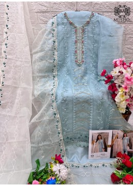 MUSHQ M 316 B LATEST PAKISTANI SUITS ORGANZA 