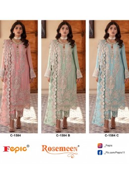 FEPIC ROSEMEEN C 1584 ABC PAKISTANI SALWAR SUITS ONLINE