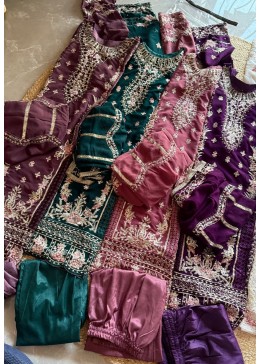 ZIAAZ DESIGNS 489 PAKISTANI DRESSES WHOLESALE SHOPPING