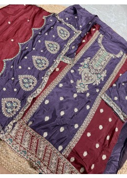 ZIAAZ DESIGNS 490 C LATEST PAKISTANI DRESSES CHINON