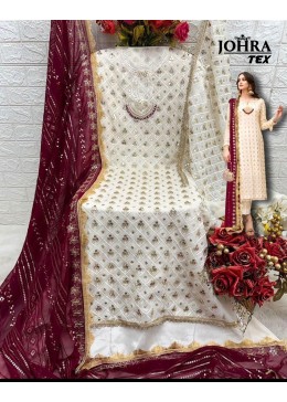 JOHRA TEX JT 156 PAKISTANI DRESSES FOX GEORGETTE